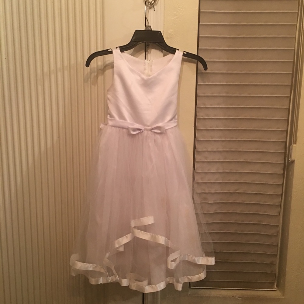Girls white dress